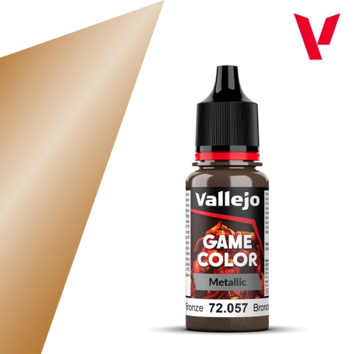 Game Color metallic bright bronze 18ml 72057 ​​​​​​ ​​​​​​​( ​GP1ltr=166,66€)